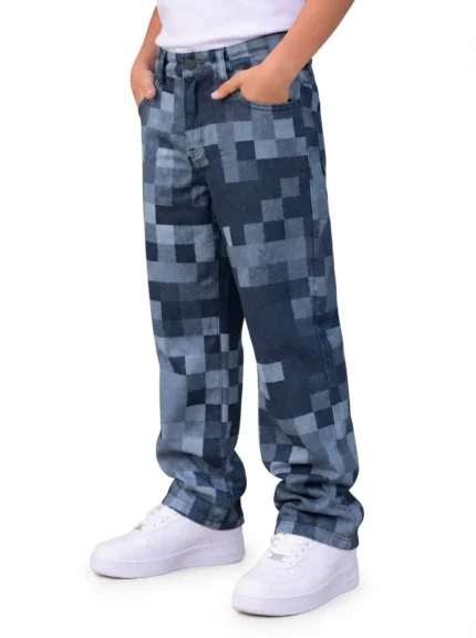 PANTALON OVERSIZE DE NIÑO AZUL